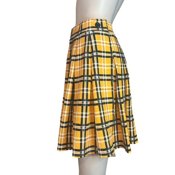 Pretty Little Thing Schoolgirl Plaid Skirt Tartan Check Pleated Tennis Skater - Picture 6 of 15